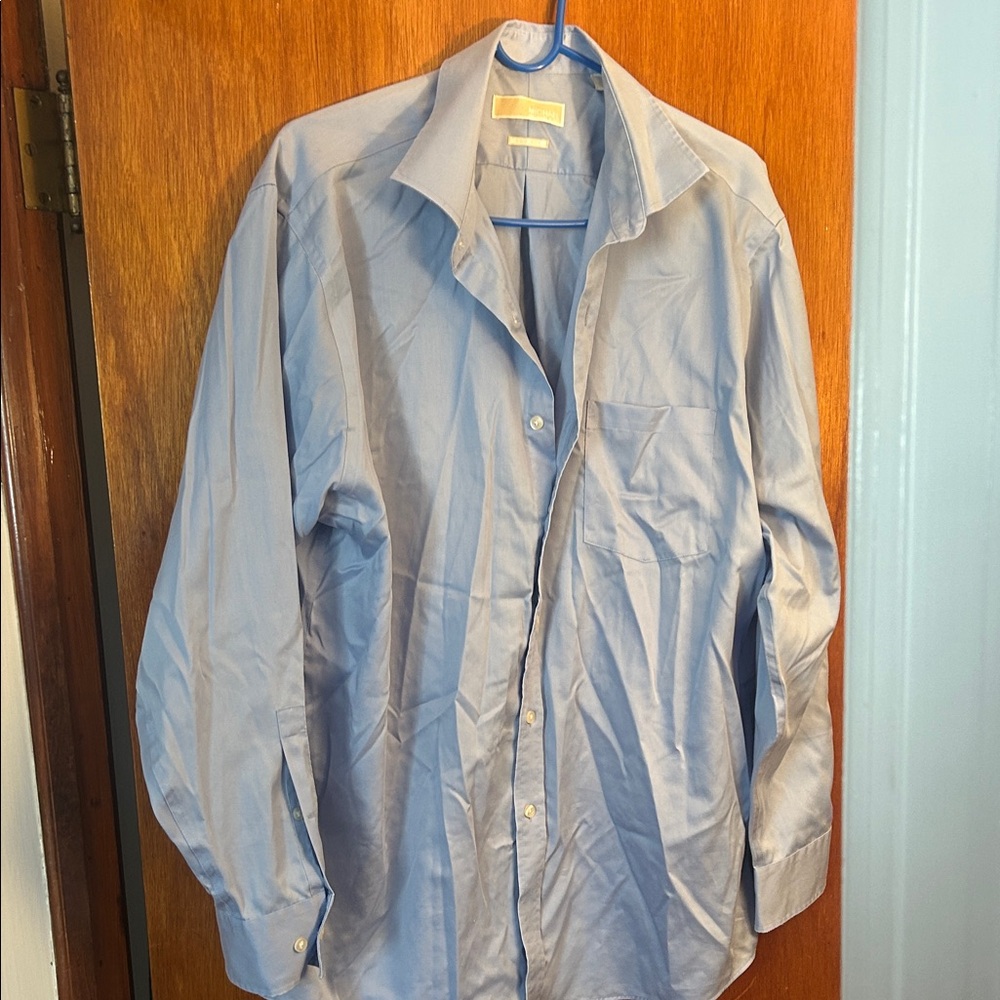 Michael Kors Light Blue Non-Iron Shirt